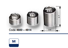 Вставки для ремонта резьбы Bohrcraft
