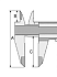 Штангенциркули ШЦ 1 150х0,05 - 300х0,05 мм и 150х0,02 - 300х0,02 мм Vogel