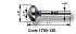 Зенковки Ø 6,3 -25 мм из HSS 120° серия 1700-120 Bohrcraft